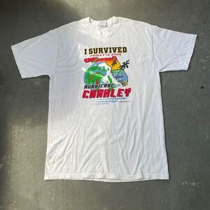 VTG I‎ Survived Hurricane Charley Aug 13 Friday 2004 Florida Storm Men Large